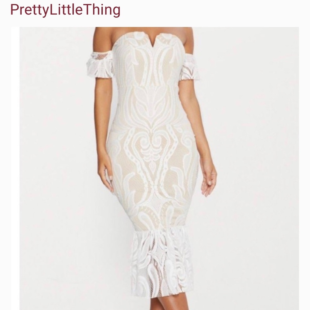 Off the shoulder PLT Lace Dress